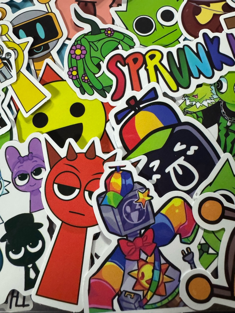 Sprunki Colorful Sticker Pack - 50 stickers - Picture 4 of 13